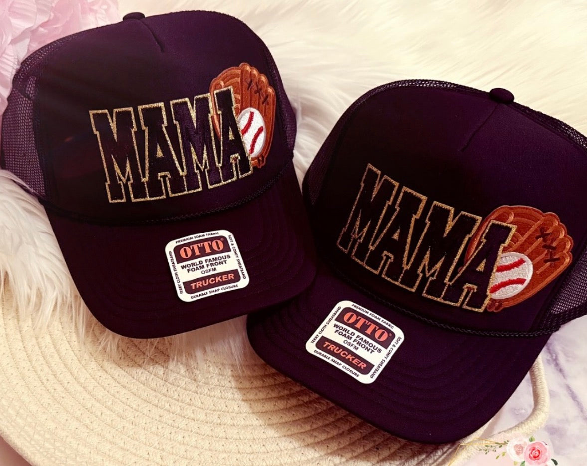 Baseball Mama Trucker