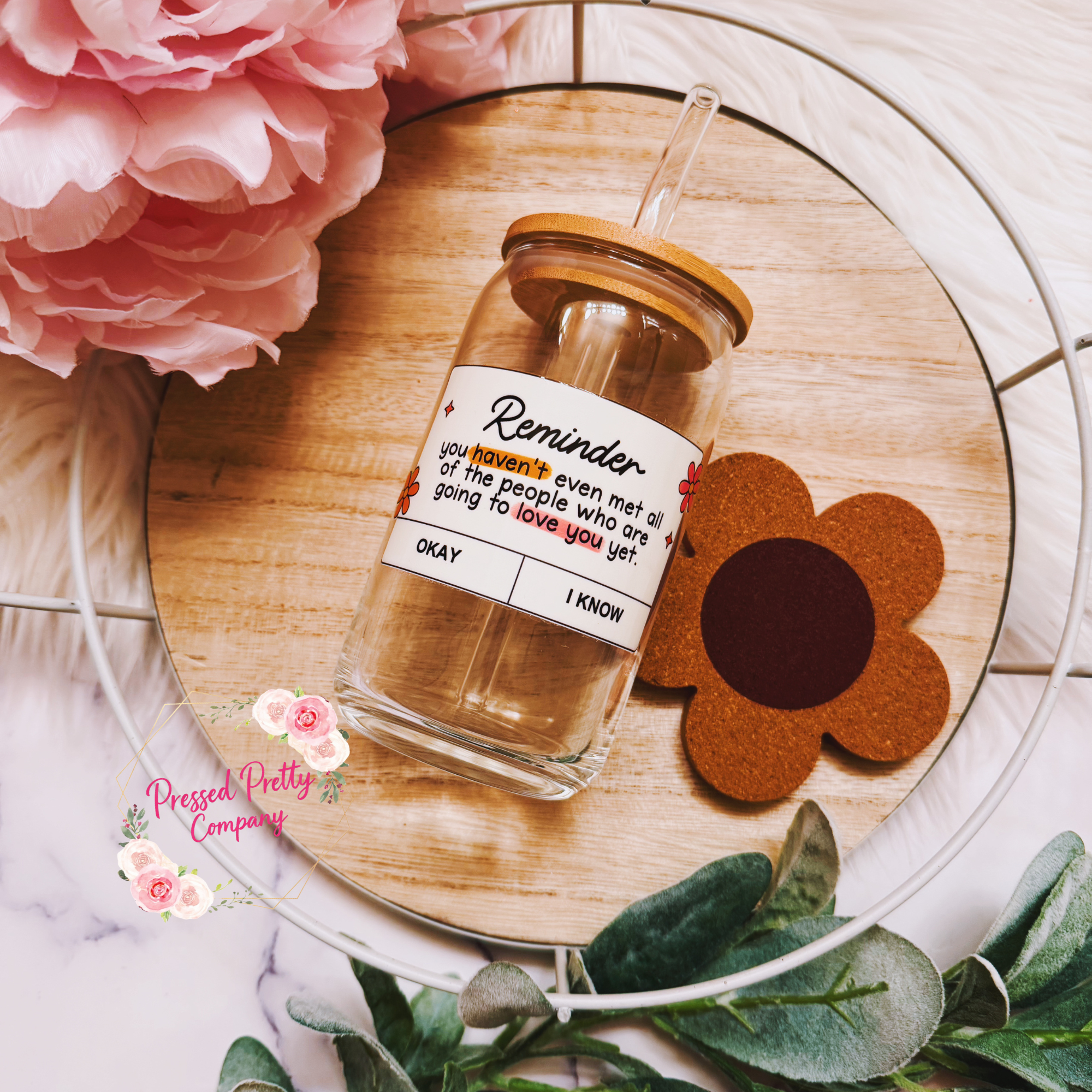 16 oz Glass Beer Can - Reminder